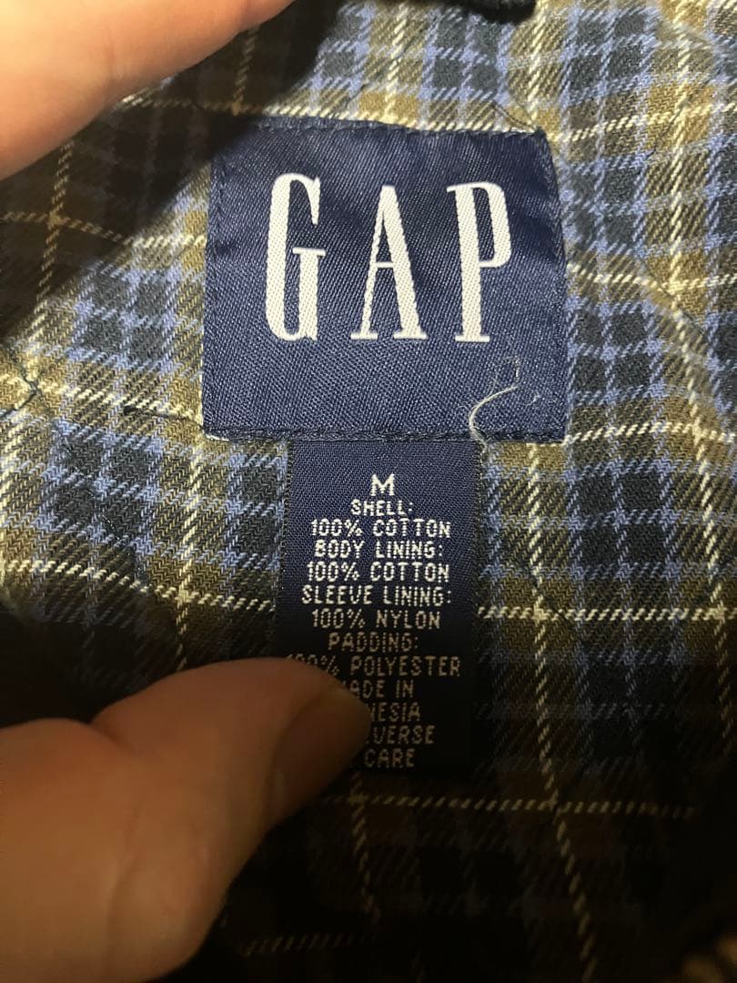 old gap コーデュロイジャケット Mサイズ ブラック 黒 レザー