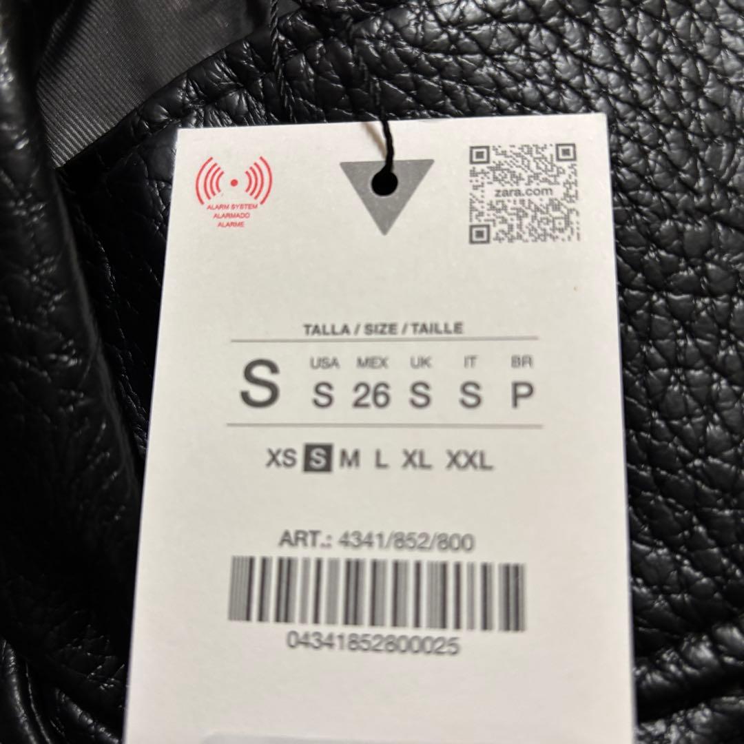 新品　ザラ　ZARA S フェイクレザージャケット