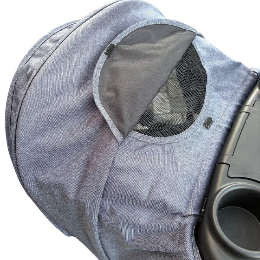 【美品】カトージ ベビーカー 2人でゴー DX デニム 二人乗り 双子