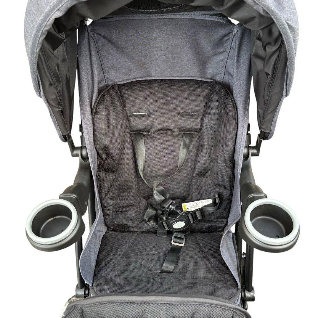 【美品】カトージ ベビーカー 2人でゴー DX デニム 二人乗り 双子