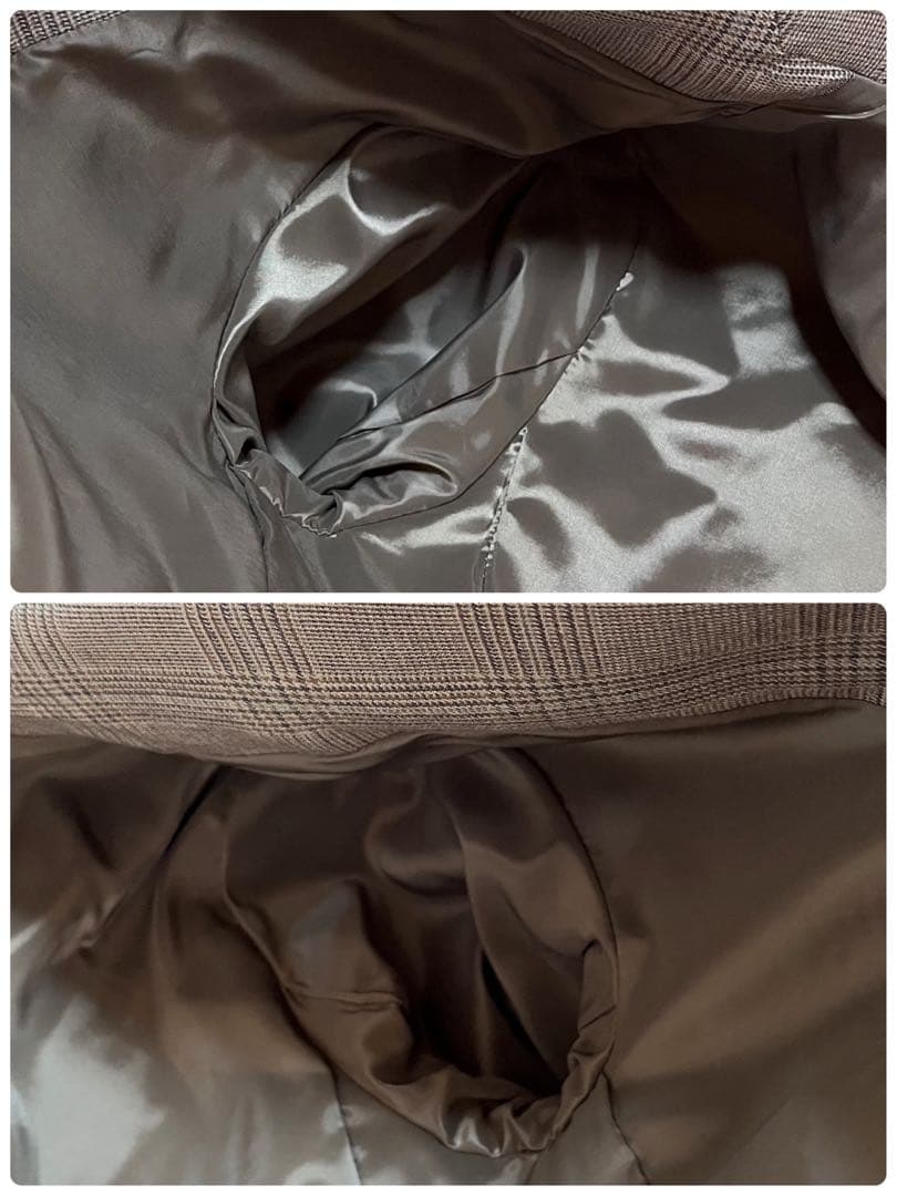 【美品】グリーンレーベルリラクシング　グレンチェック　セットアップ　スーツ