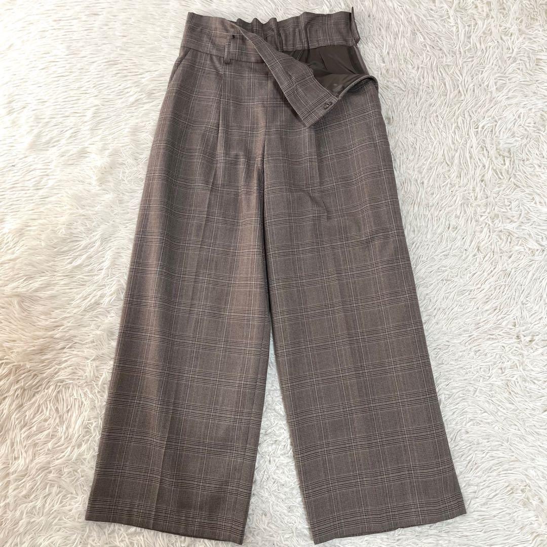 【美品】グリーンレーベルリラクシング　グレンチェック　セットアップ　スーツ