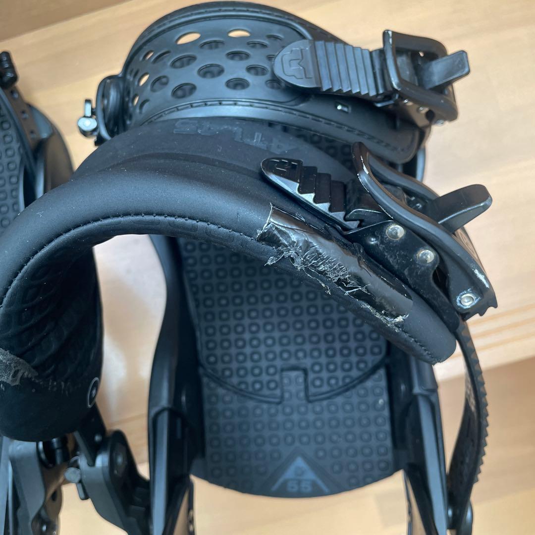 UNION スノーボード ビンディング ブラック　アトラス