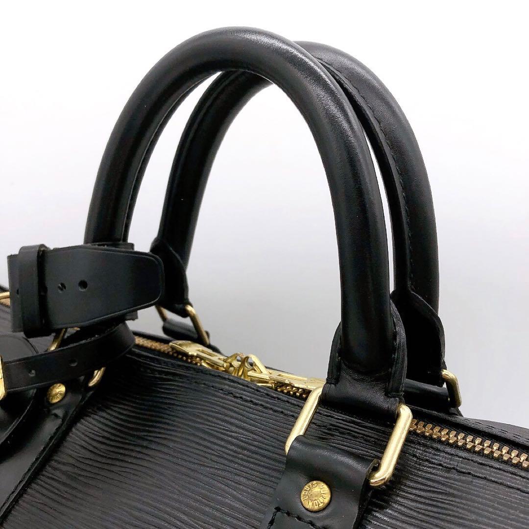 【LOUIS VUITTON】キーポル45 ボストンバッグ　エピ　ブラック