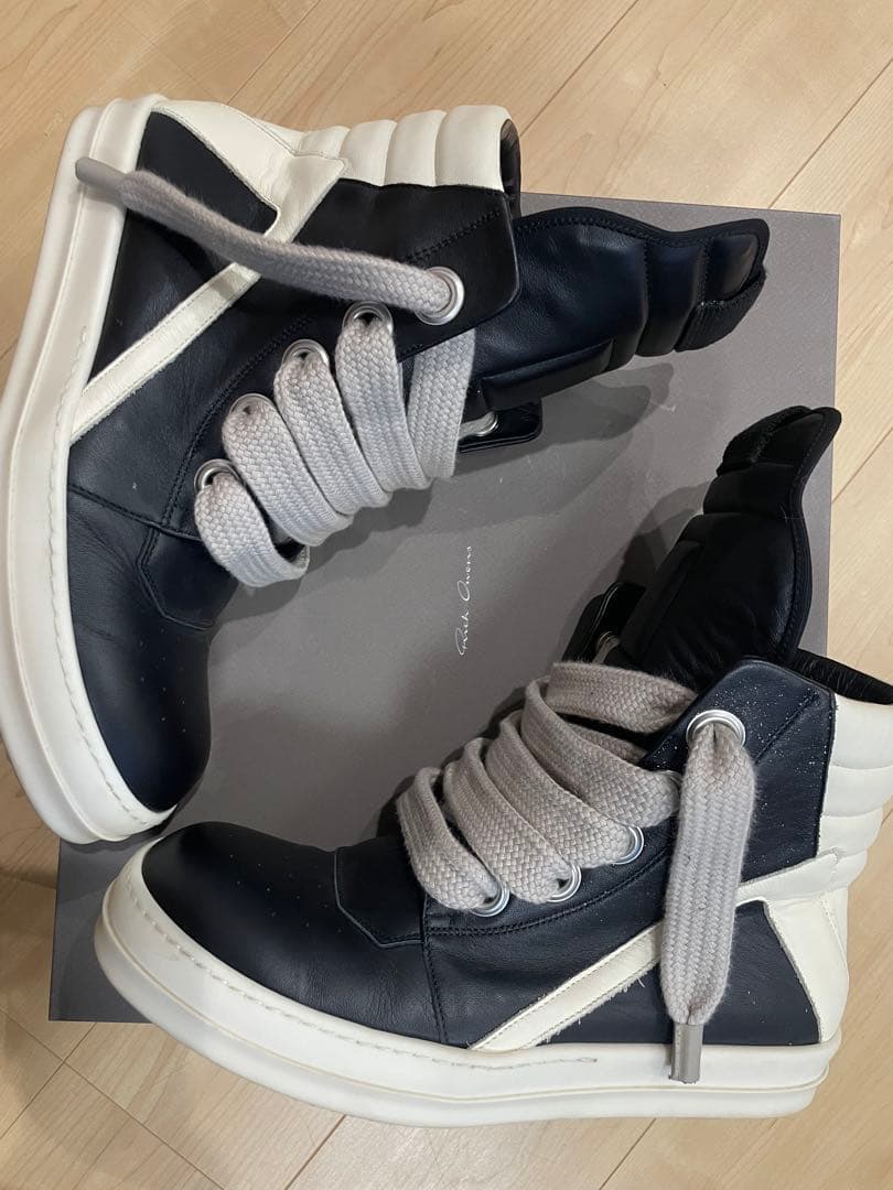 靴 rick owens geobasket jumbo lace