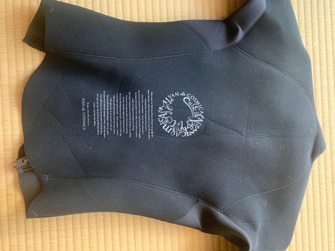 VAN de COSMICA ロングジョン ウェットスーツ ブラック