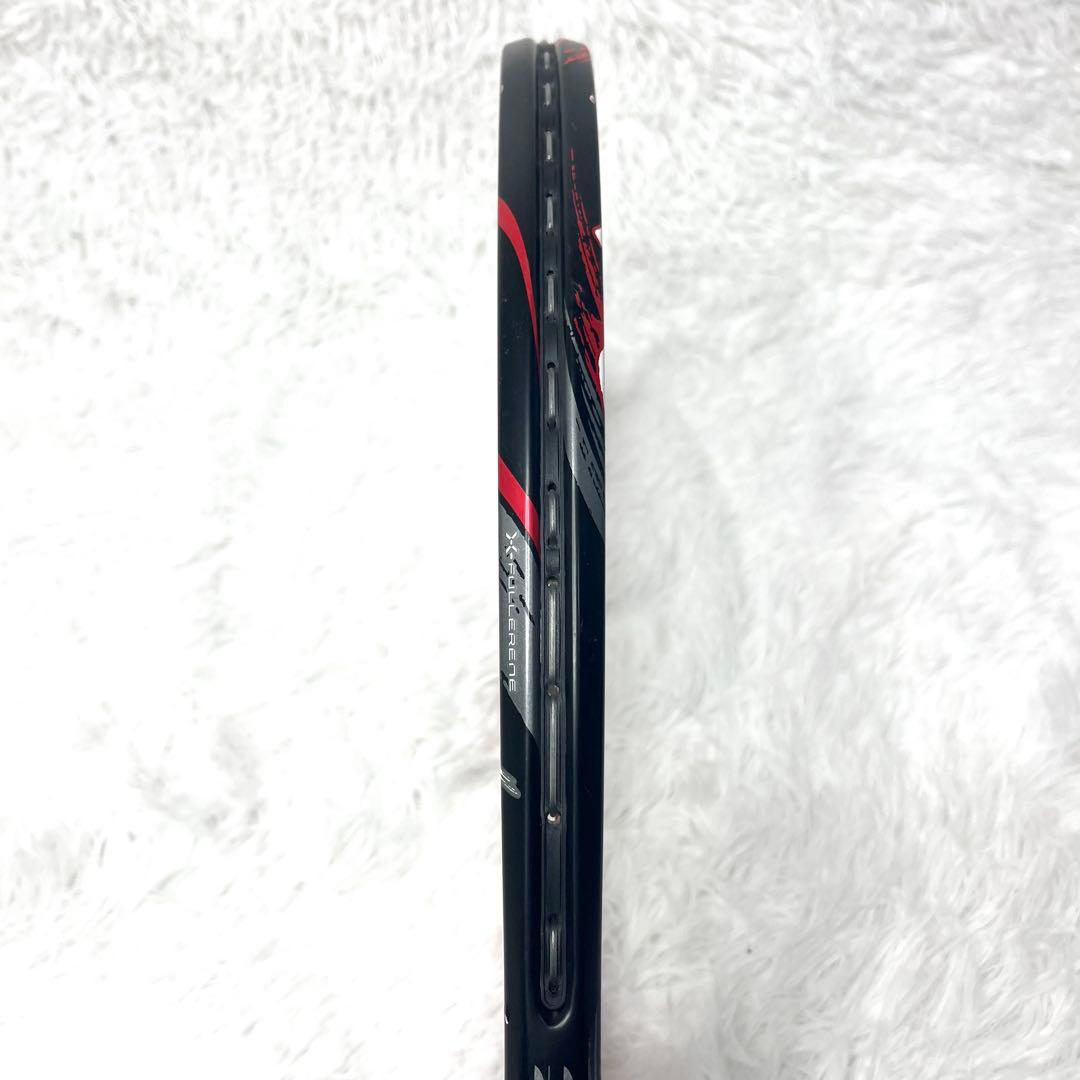 【美品】ヨネックス ナノフォース8v REV カスタムフィット ソフトテニス 赤