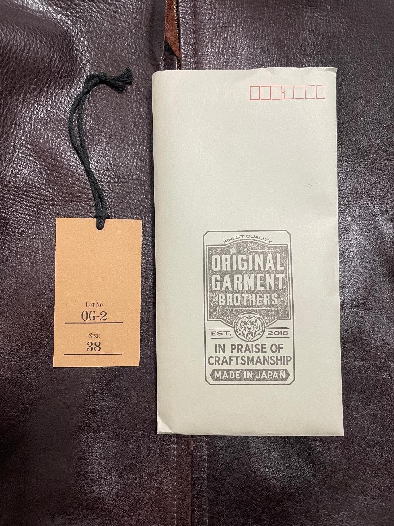 O.G.BROS OG-2 オージーブロス ワイツーレザー