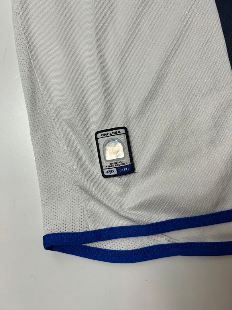 チェルシーFC Umbro 2003-2004＜Away＞ ホワイト/ブルー　S