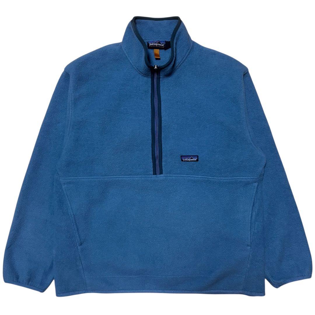 水色 90s Patagonia マースピアル パタゴニア スナップT
