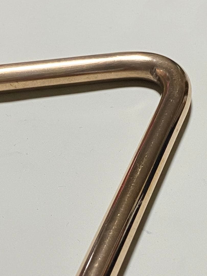 トライアングル リン青銅製 自作 10mm×18cm