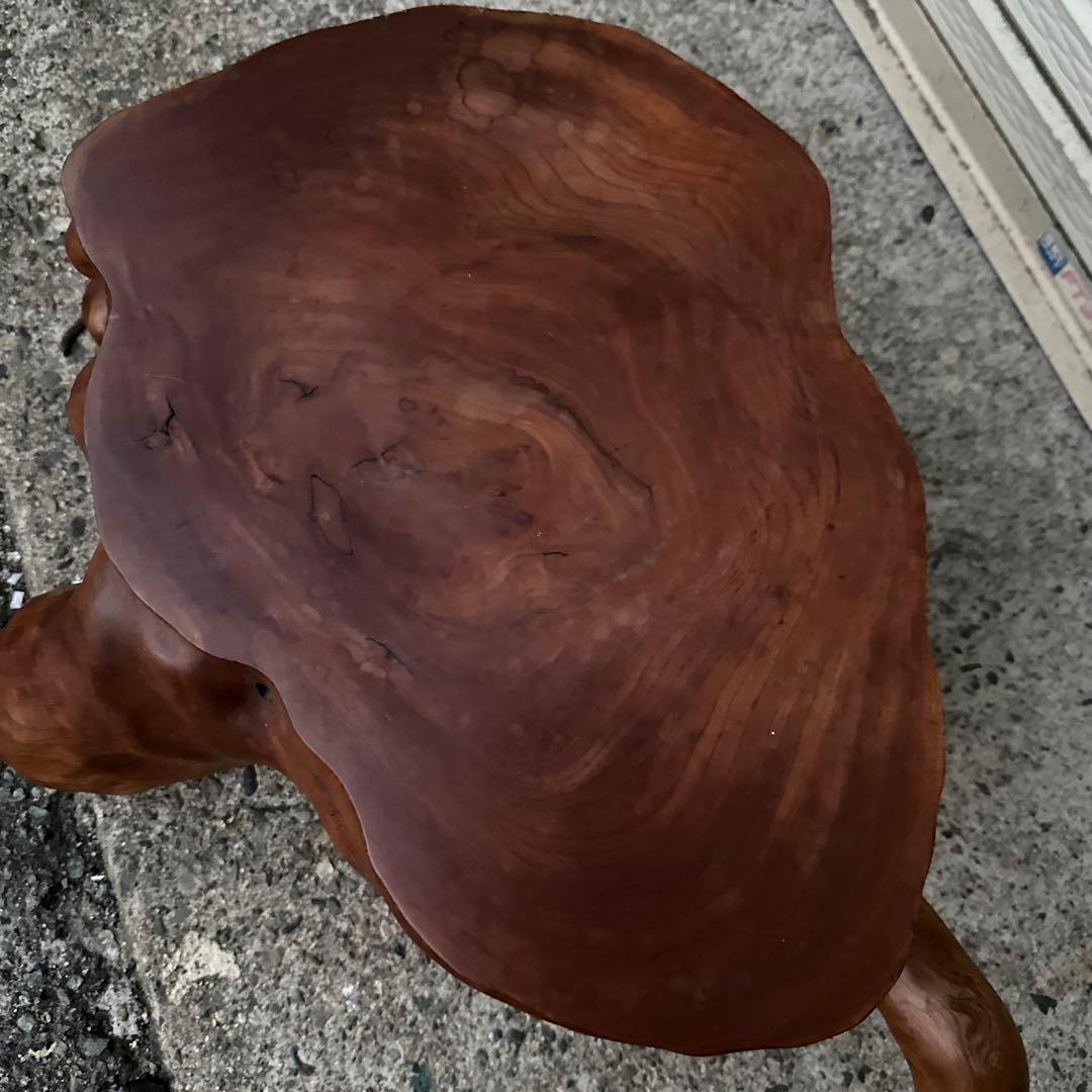 瞬間的お値下げ❣️無垢材 自然形状 木の花台