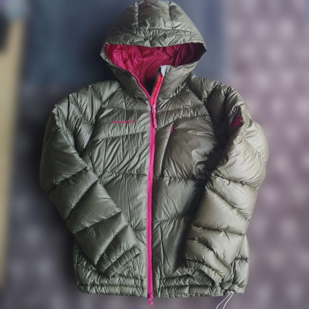 MAMMUT ダウンジャケット フード付き (レディースM)