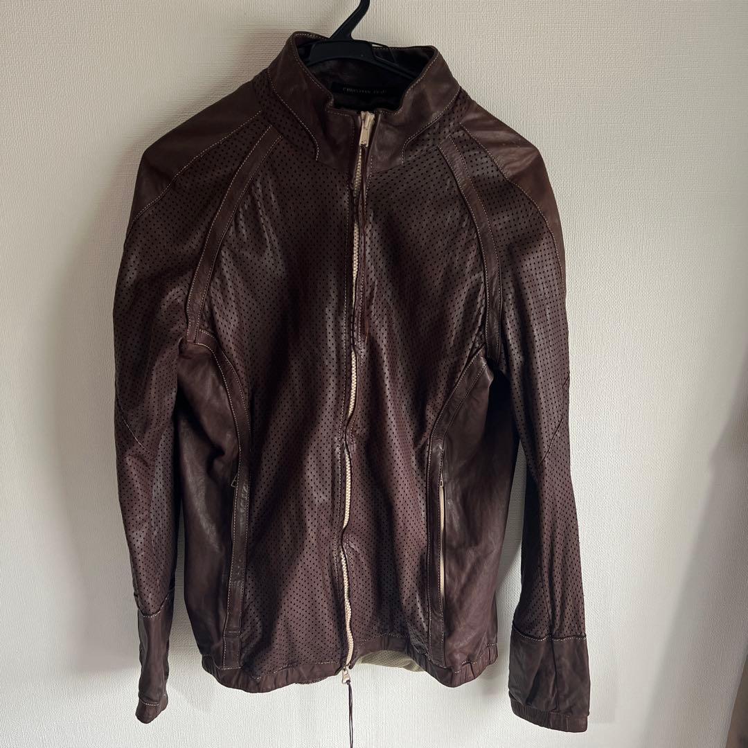 クリスチャンポー　レザージャケット