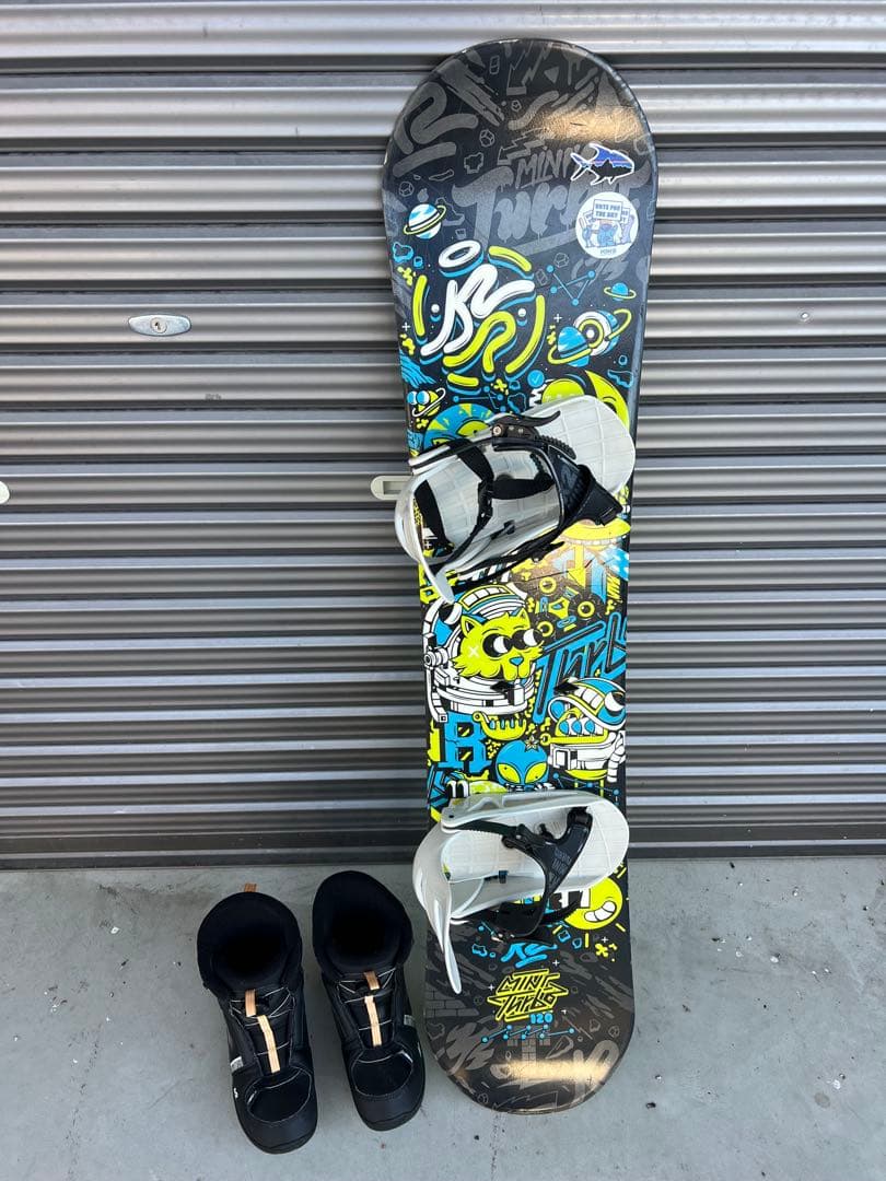 スノーボード キッズ 3点セット120cm K2 MINI TURBO