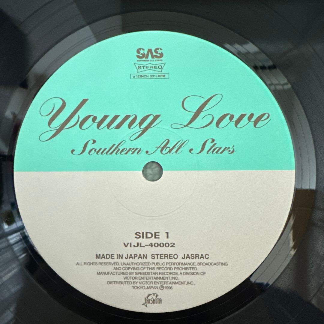 Southern All Stars『Young Love』LP レコード