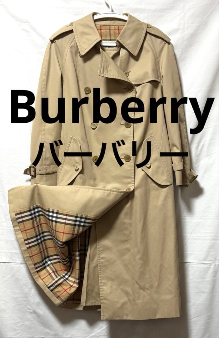 極美品 バーバリー トレンチコート
