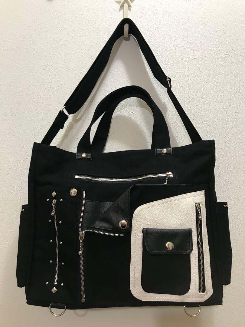 GlyPhS original BIG ライダース トートバッグショルダー