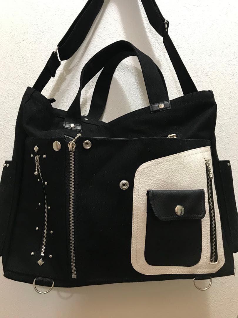GlyPhS original BIG ライダース トートバッグショルダー