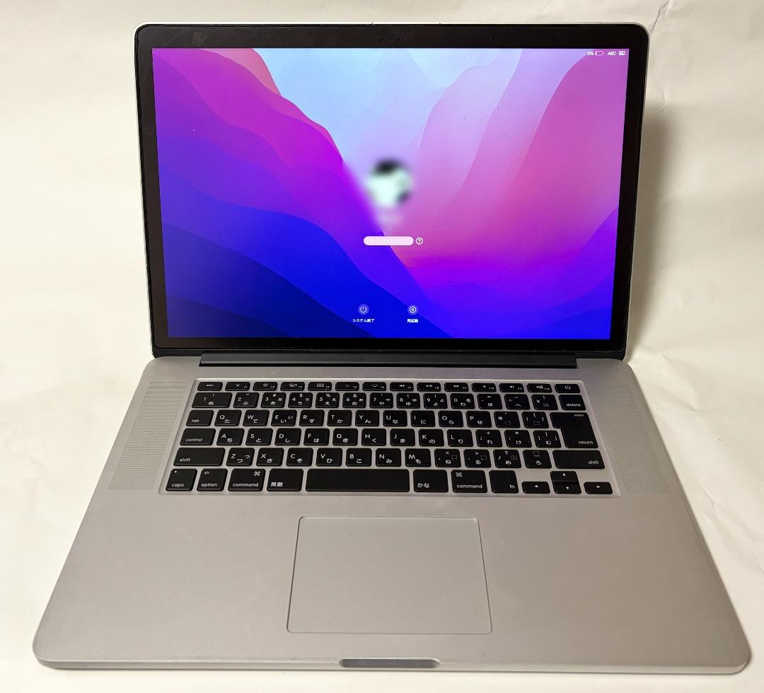 MacBook Pro 15インチ mid2015 最強構成 バッテリー交換済
