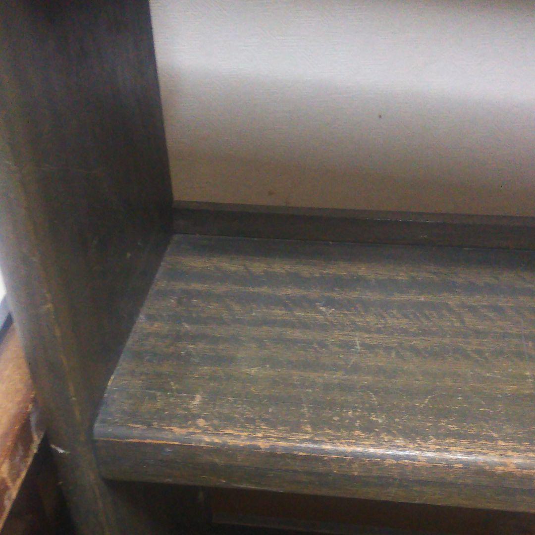 アンティーク 　本棚　昭和レトロ　飾棚