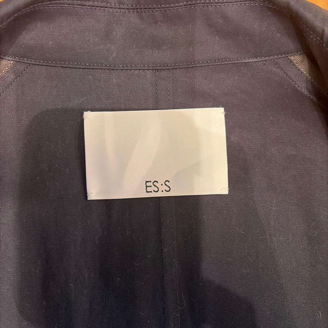 【未使用品】ES:S エス　トレンチコート　サイズ1　干場氏愛用