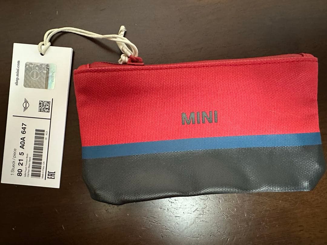 MINI レッドトートバッグ 、ポーチ、折りたたみ傘、マグカップ