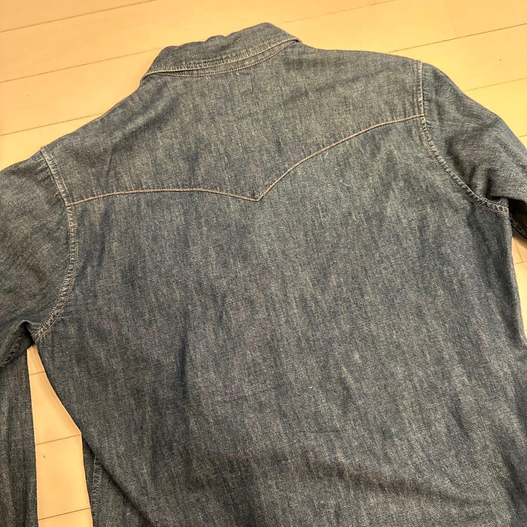 しばいぬ様CELINE デニムブルー 長袖シャツ