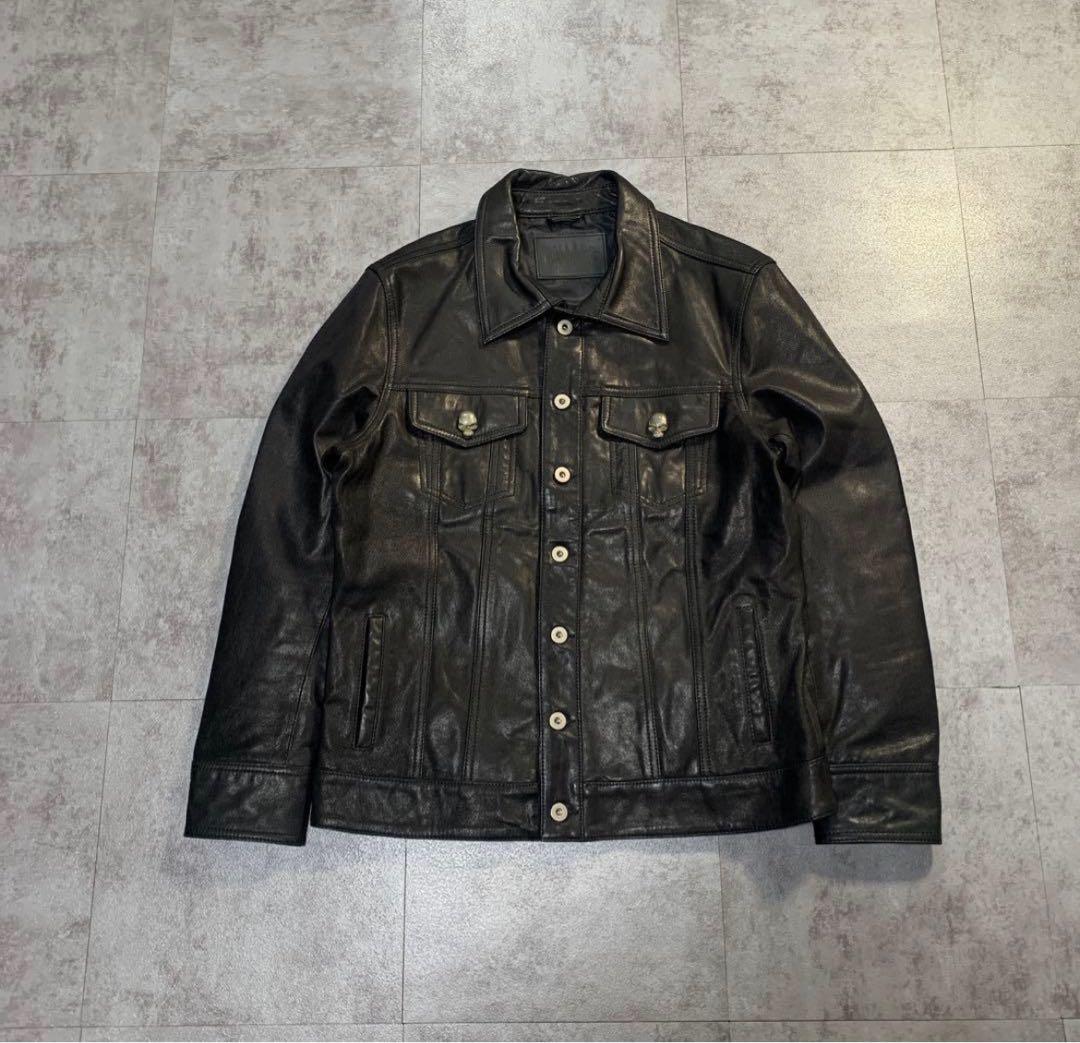 ジャケット・アウター collars real leather tracker jacket