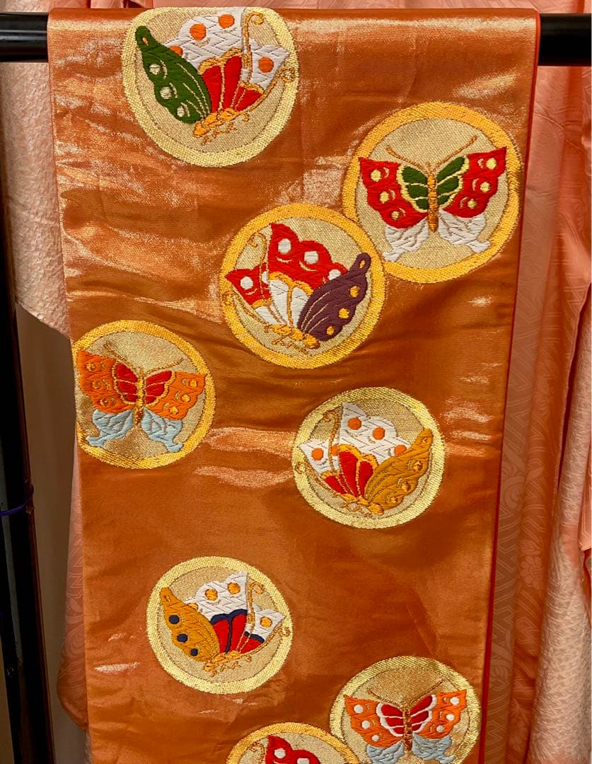 美品大胆な古典柄が素敵なママ振り袖フルセットトールサイズ☆振り袖別売りOK