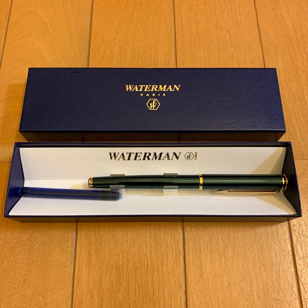 【希少限定品】WATERMAN ダークグリーン 万年筆　JP Morgan