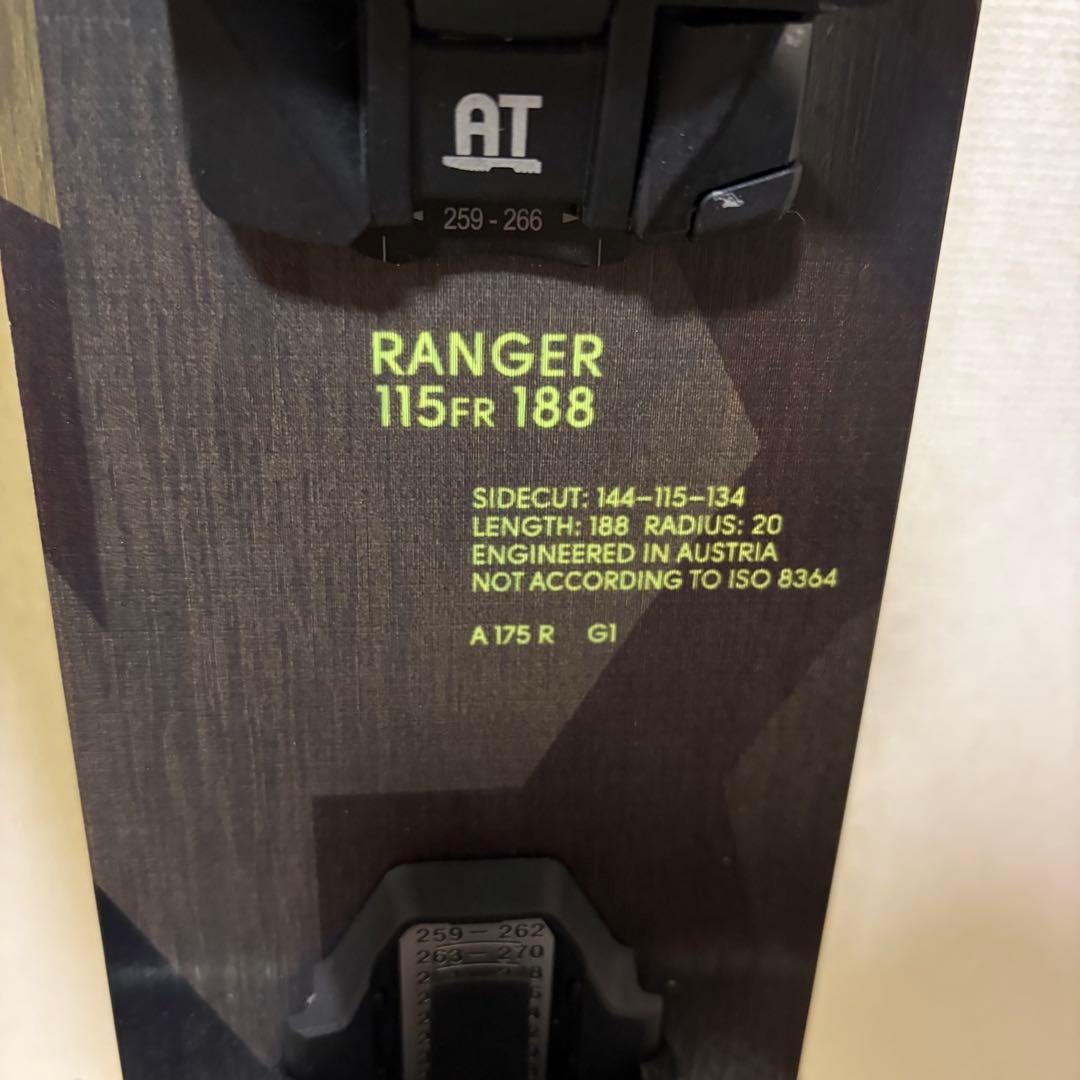 Fischer Ranger 115 FR スキー 板 エキスパートモデル