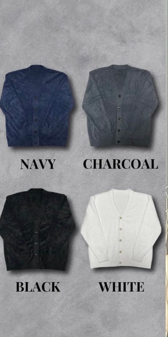 Radiant RADIANT Mohair cardigan カーディガン　白