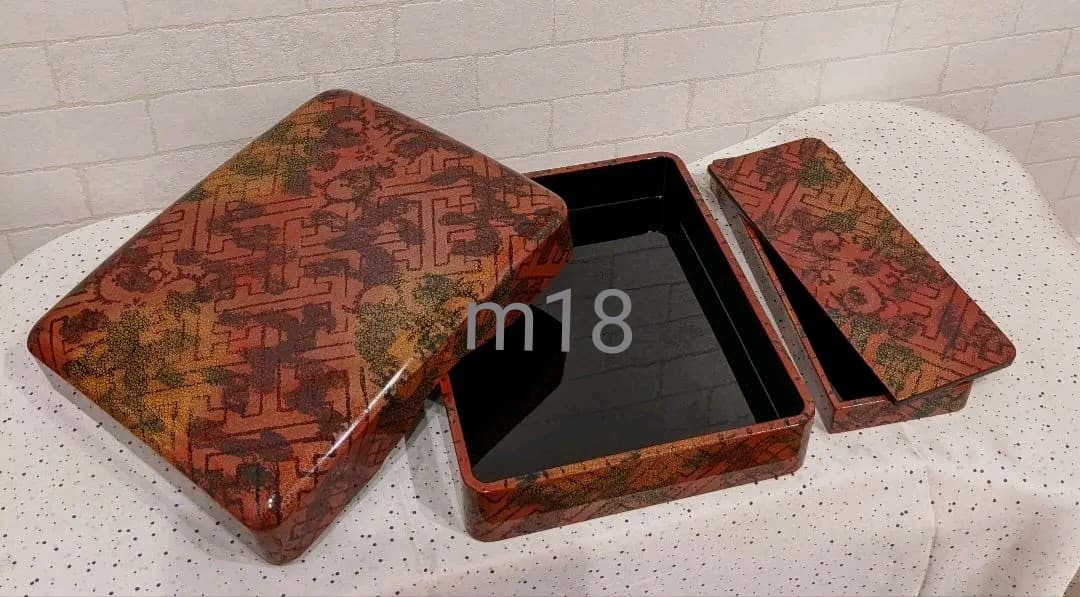 津軽塗 錦塗 書籍箱 最高級品　　　　　　　　　　　☆お値下げ中☆