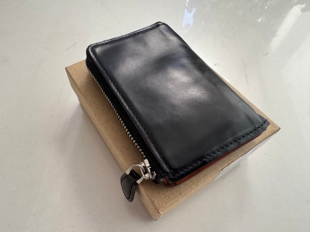 GANZO ブラック レザー ケース