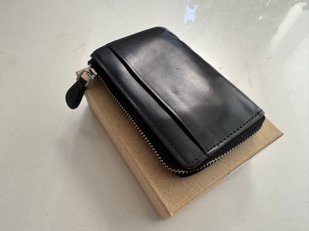 GANZO ブラック レザー ケース