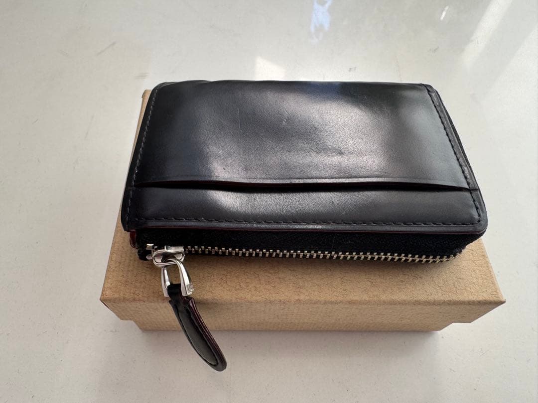 GANZO ブラック レザー ケース