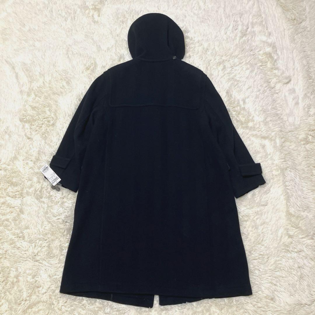 【新品】23区 ヘリンボーン ダッフルコート ネイビー 大きいサイズ
