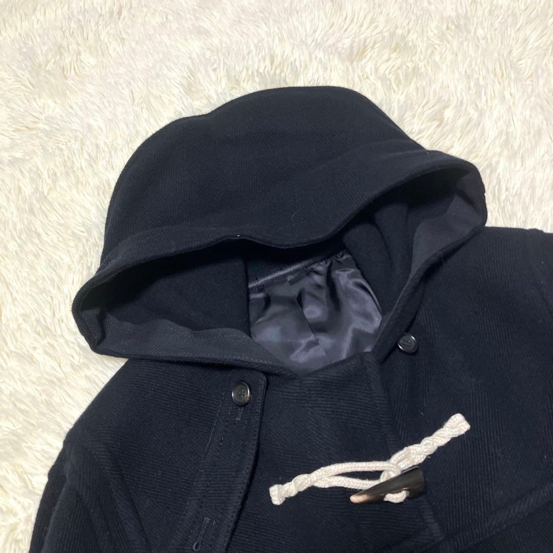 【新品】23区 ヘリンボーン ダッフルコート ネイビー 大きいサイズ
