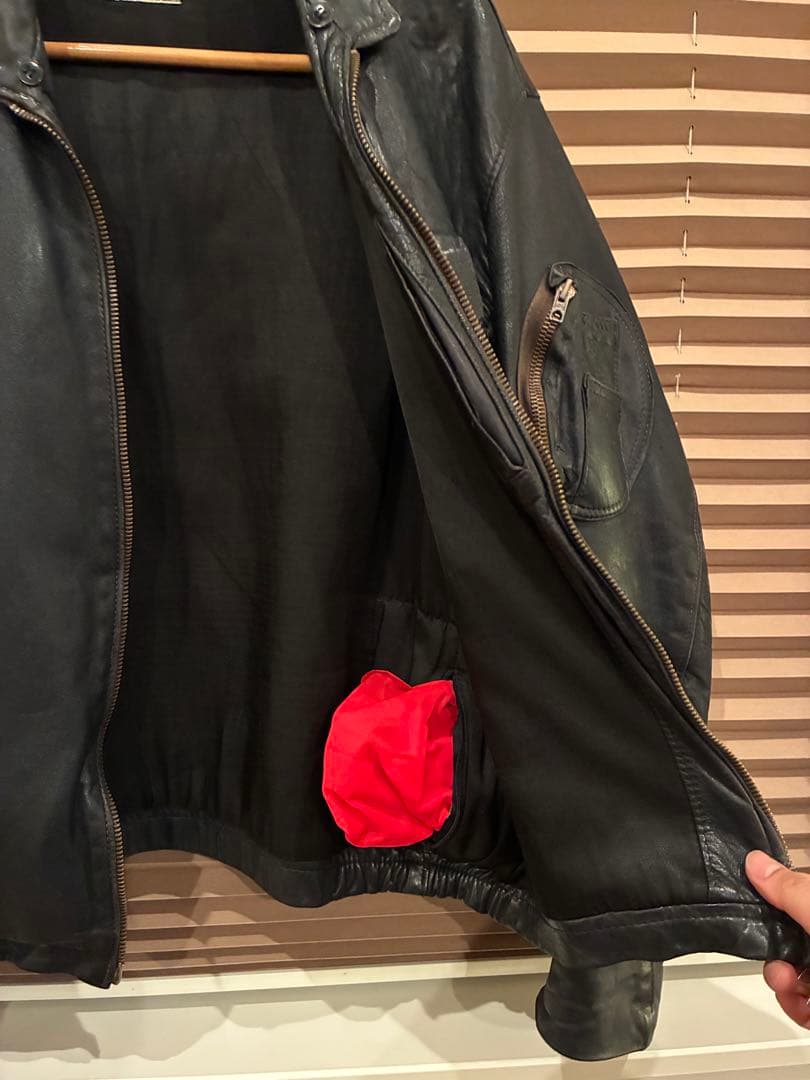 70s〜 フランス軍パイロットレザージャケット　官給品