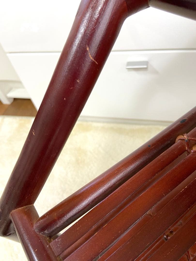 八角型飾り棚　茶器棚　珍品収納　コレクション棚　竹工芸　茶道具　アンティーク