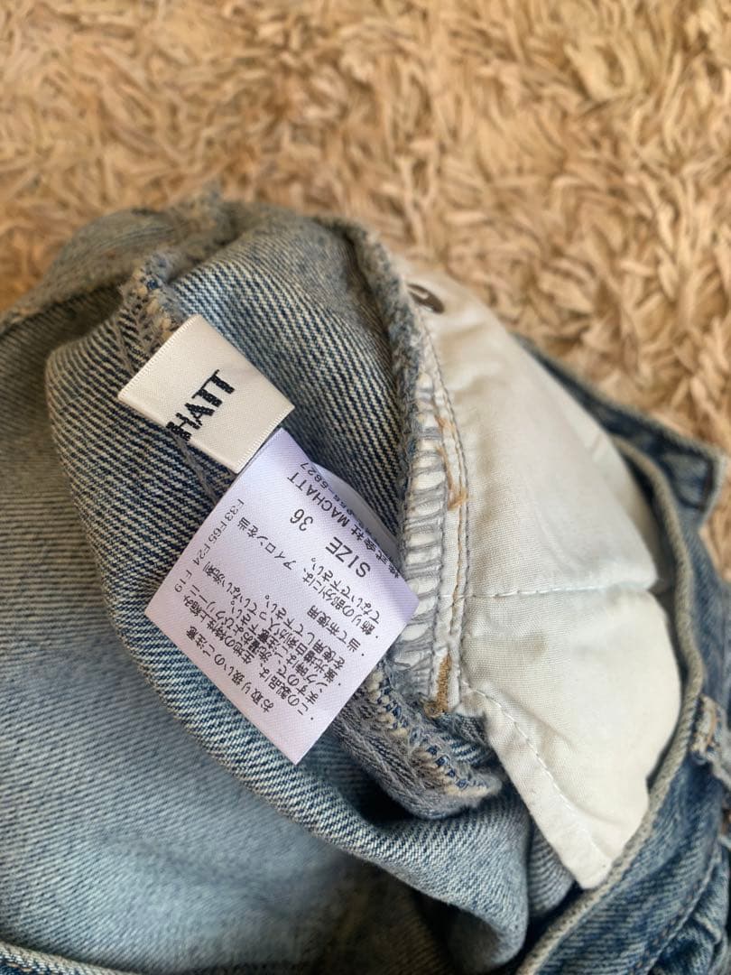 machatt カーブデニム　新品　デニム　36