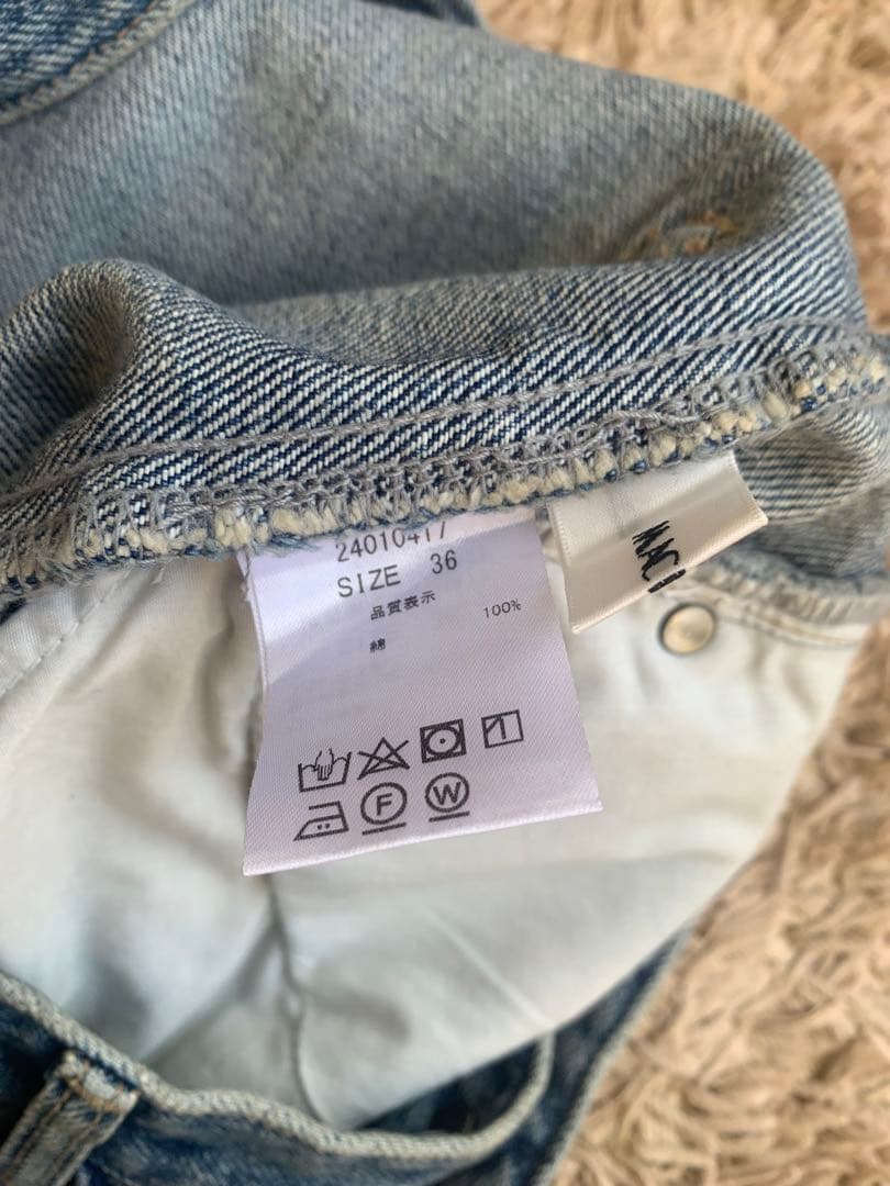 machatt カーブデニム　新品　デニム　36