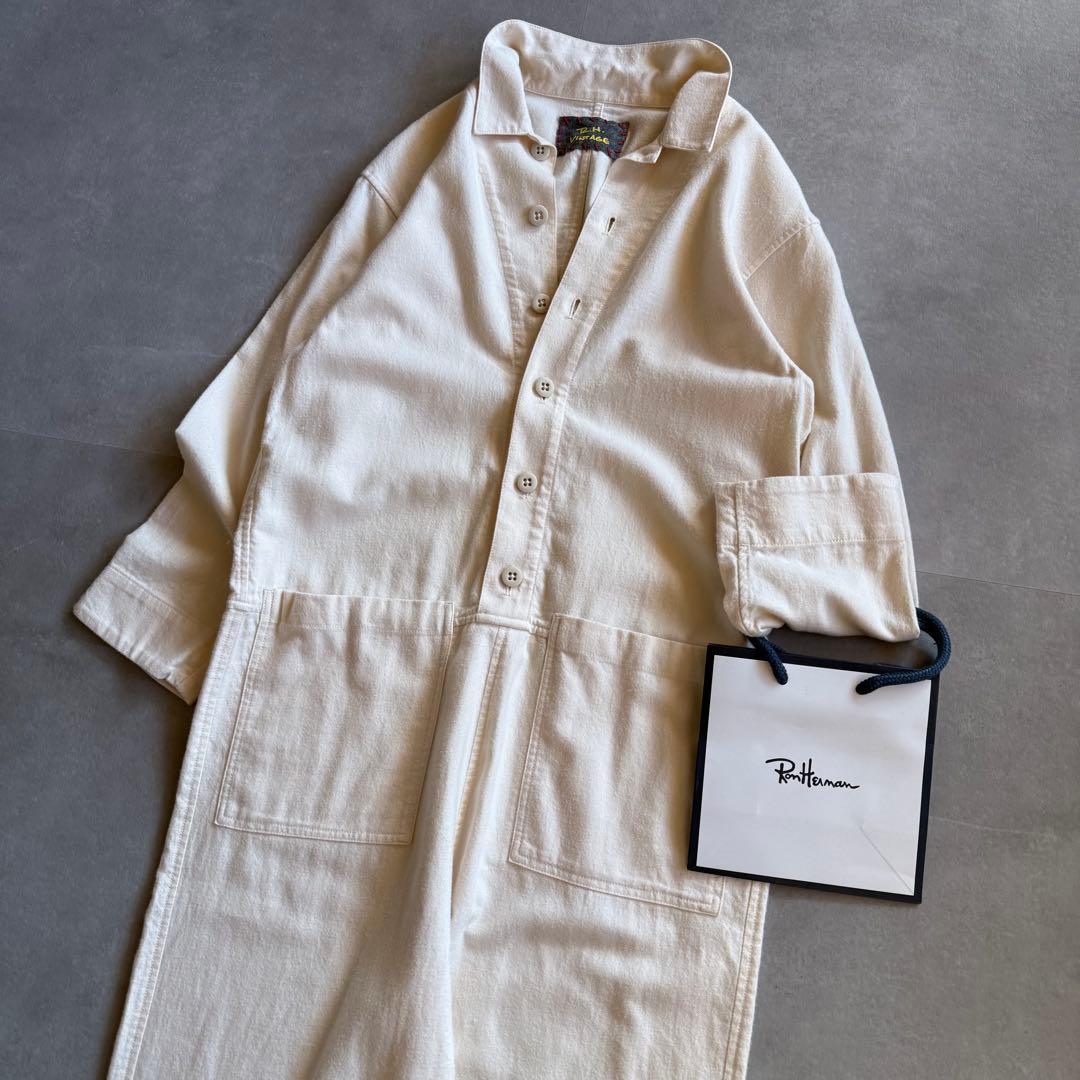 【美品✨】RonHerman ジャンプスーツ　シャツサロペット　オーバーオール