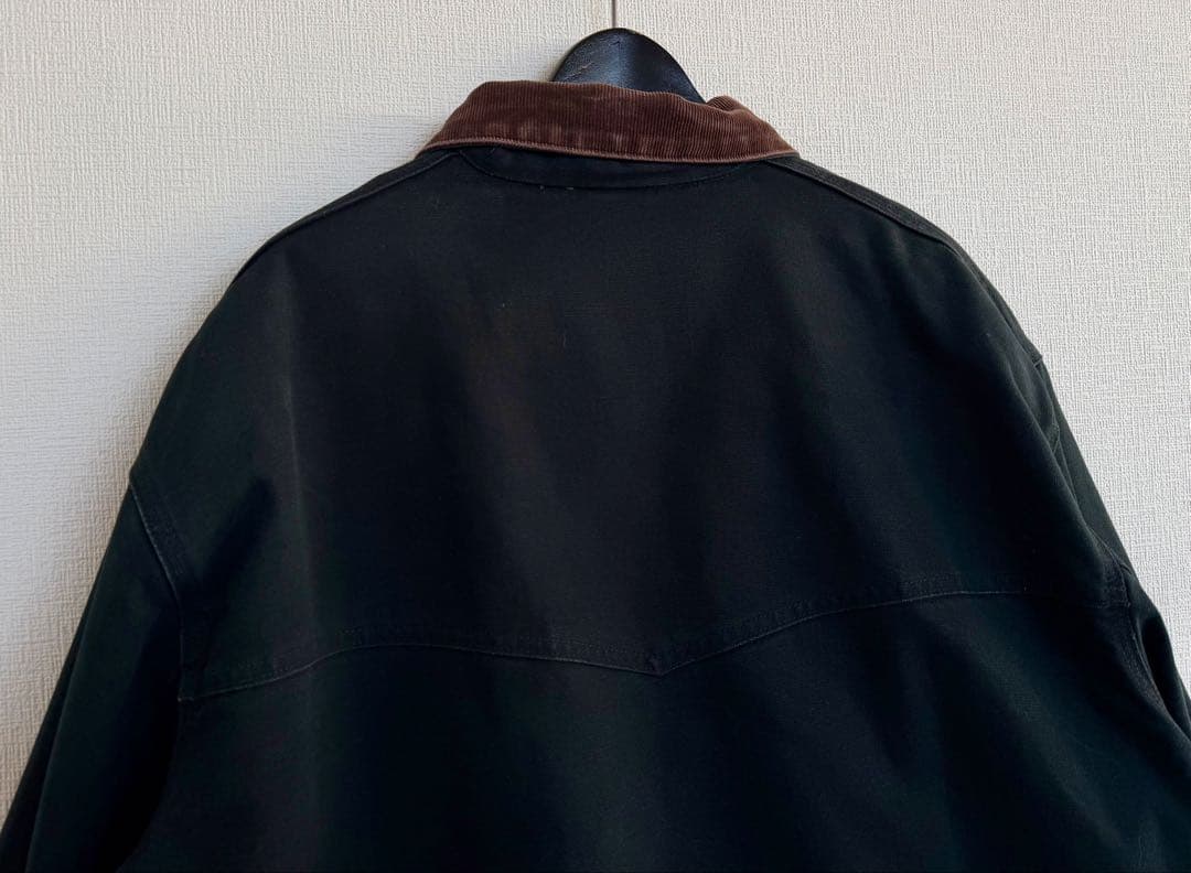 超超スペシャル 90s アメリカ製 カーハート サンタフェジャケット XL 黒