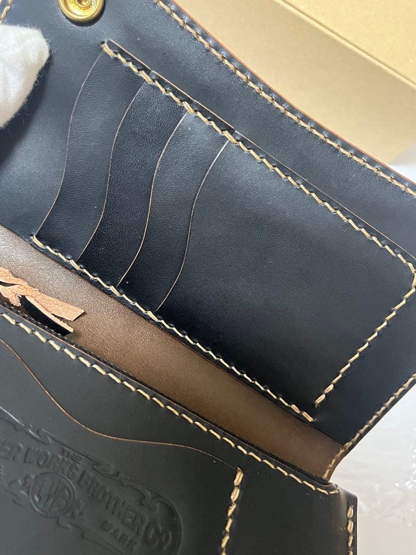 小物 LEATHER WORKS BROTHER TRUCKER WALLET02