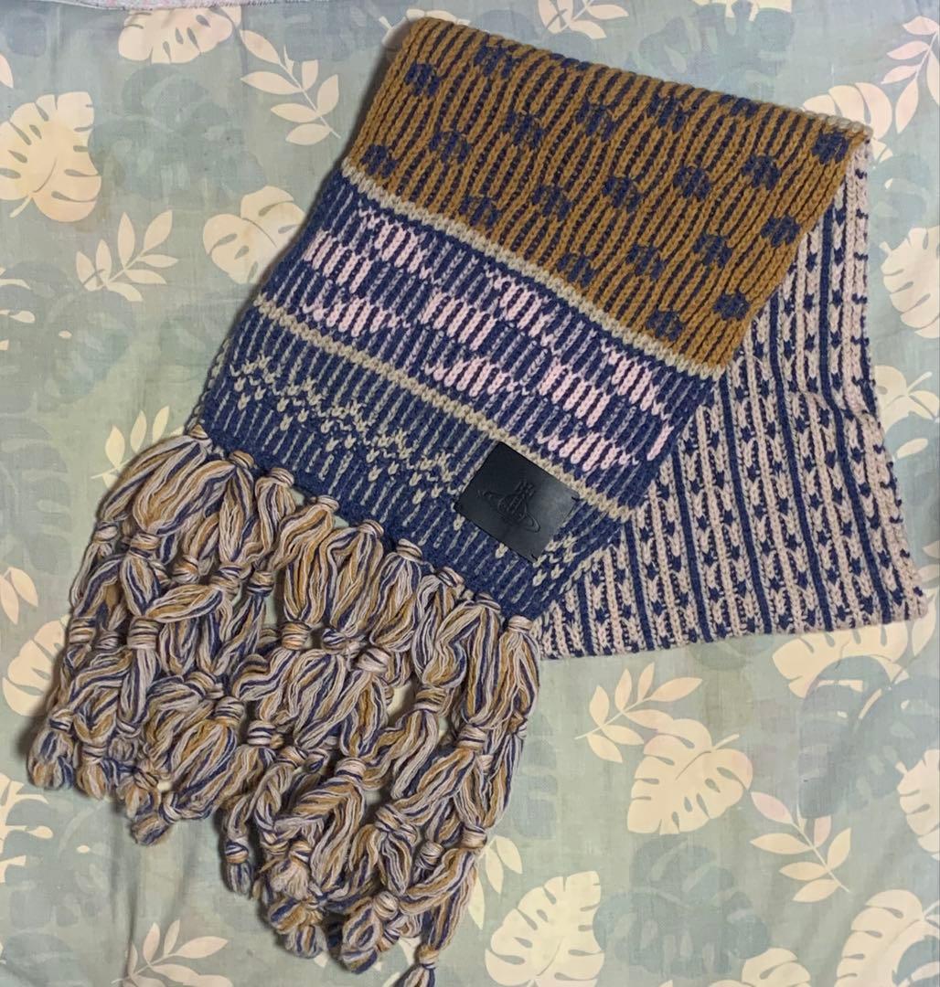Vivienne Westwood ニットマフラー ヴィヴィアン