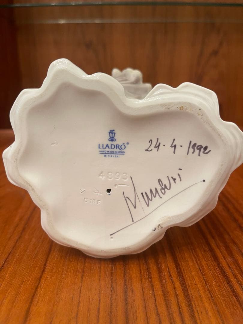 LLADRO リヤドロ　仔犬とお散歩　サイン入り