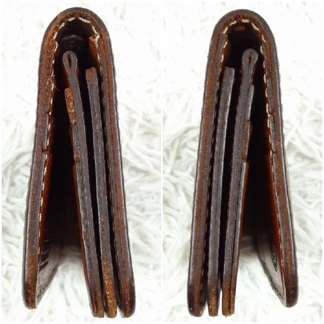 未使用級極美品◎Funny ファニー 長財布 ロングウォレット ブラウン 本革