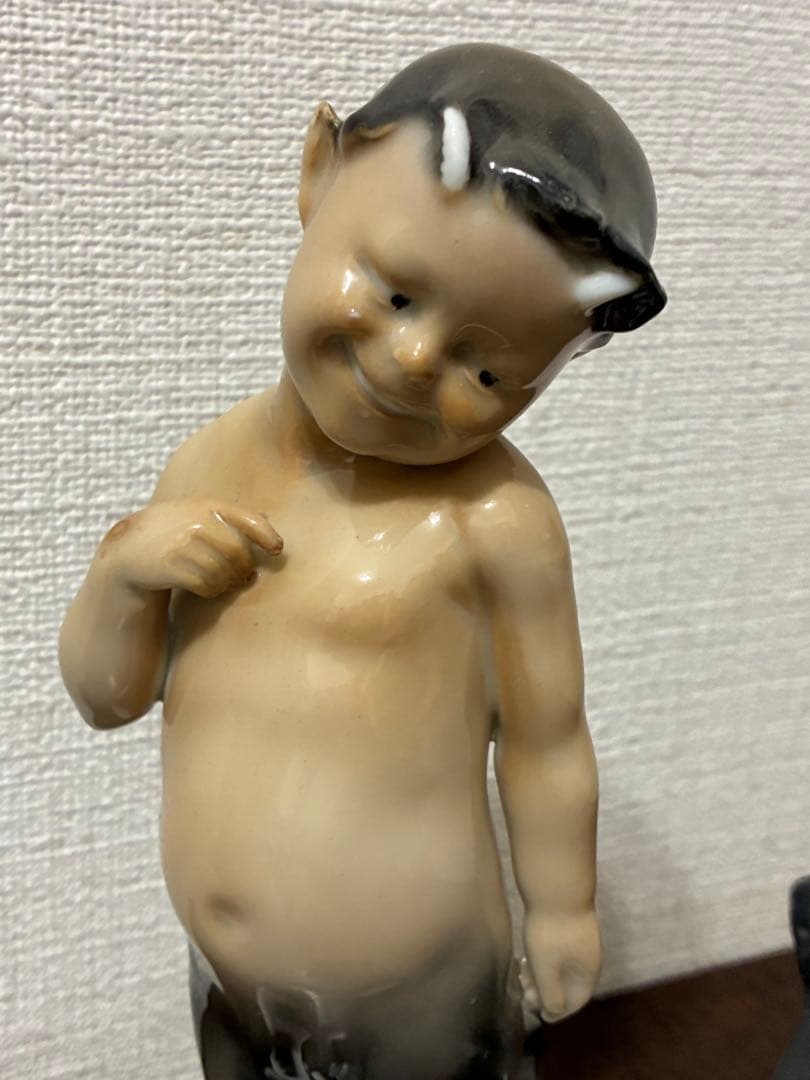 ビンテージ 40s デビル　悪魔　サティロス　牧神　妖精　置物　レトロ　内藤ルネ